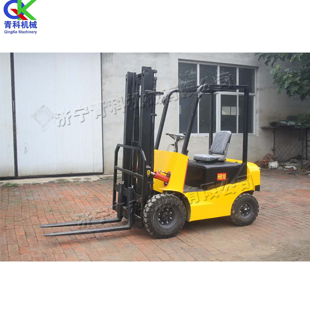 座驾式四轮电动叉车 小型短途堆高运料车 2吨3米物流站装卸货叉