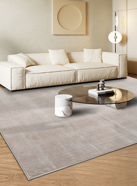 地毯客厅纯色茶几毯现简约欧式家用ns风地垫灰色