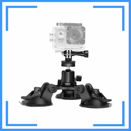 兼容适用于GOPRO hero13/7/6/5低角度汽车带云台三角吸盘大疆吸盘
