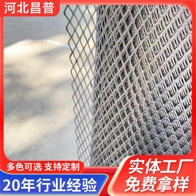 轧平小钢板网不锈钢小孔拉伸网建筑装饰抹墙音箱网过滤网