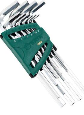 【折扣价】（SATA)0911010件加长内六角扳手组套09110