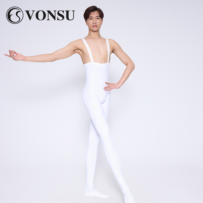 梵舒芭蕾形体裤新款吊带男士芭裤