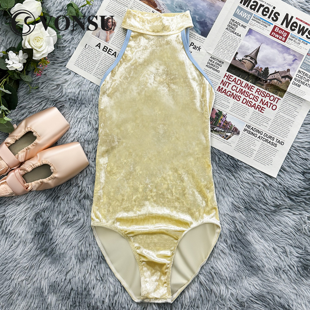 梵舒芭蕾舞体服舞蹈连体形体服