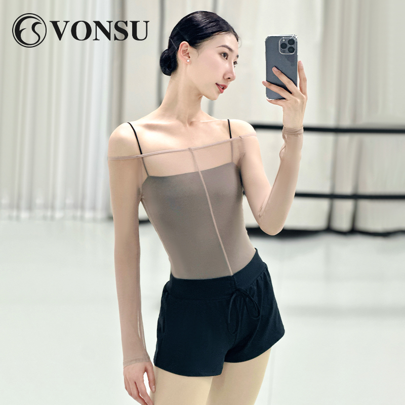 vonsu梵舒芭蕾舞练功罩衫舞服