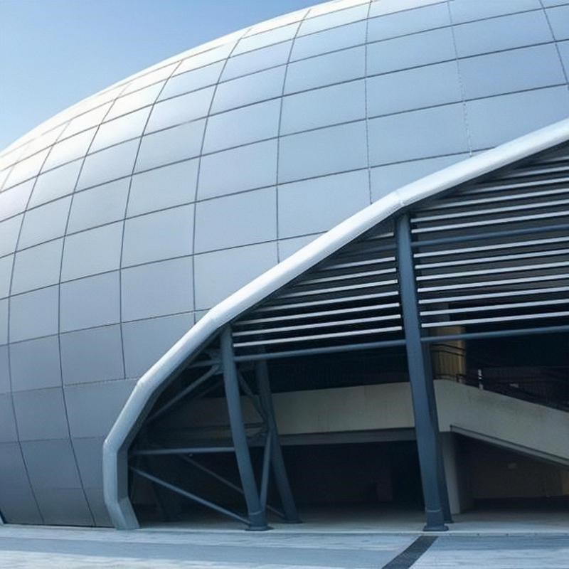 双曲铝单板外墙扭曲建筑铝单板建筑造型和异型曲面铝单板源头厂家