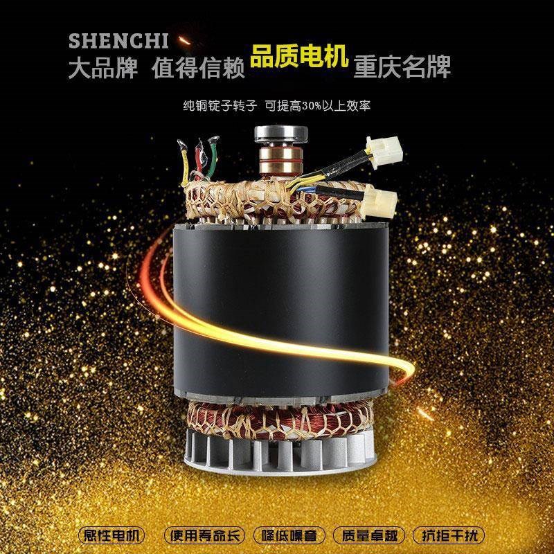 汽油发电机定子转子总成 2/3kw5/8千瓦单相三相全线圈电机配件