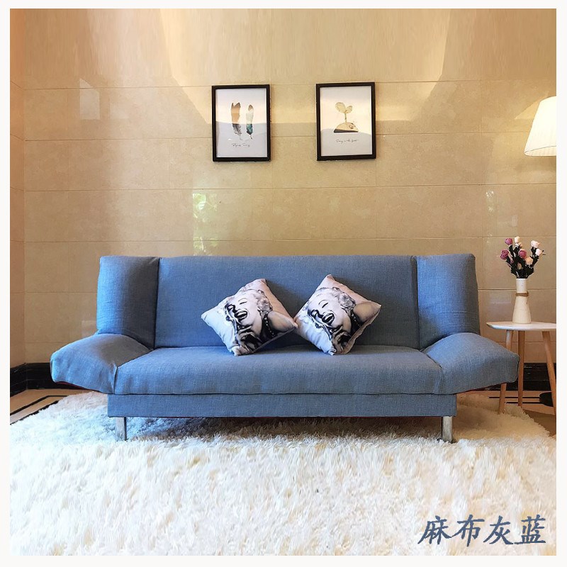 现代简约可折叠沙发床1.8米1.5米单人双人两用客厅小户型布艺沙发