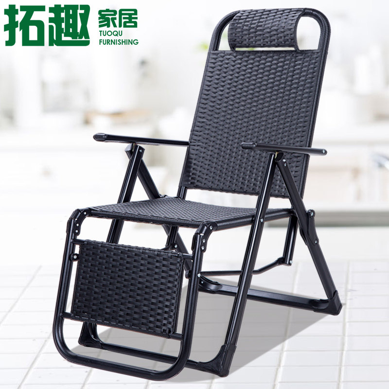 躺椅藤椅折叠午休单人藤编家用阳台靠背休闲懒人睡椅子老人午睡椅,住宅家具,折叠椅/躺椅,淘宝优惠券,粉丝福利购,淘宝优惠卷