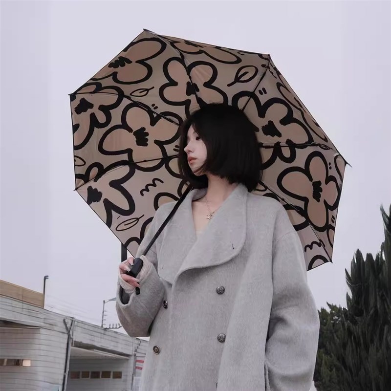 全自动雨伞雨伞加大加厚女生高颜值晴雨两用防紫外线遮阳伞学生