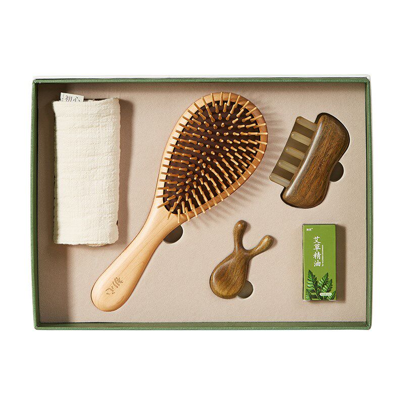 初心母亲节礼物气垫梳子礼盒送长辈妈妈实用养生送礼礼物礼品