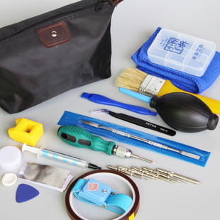 小秋小店 小秋搞机 笔记本电脑拆机清灰工具套装信越硅脂吹风扇