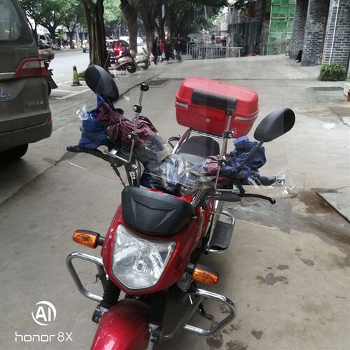 男装摩托踏板车前挡风板挡风玻璃加宽加高通用挡风玻璃透明挡风板
