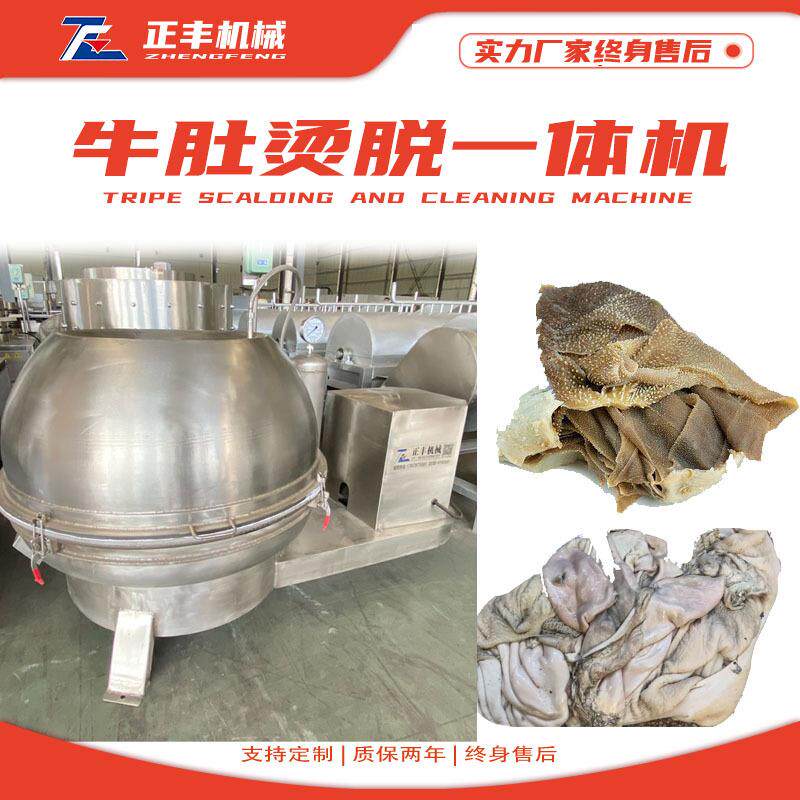 全自动大型牛百叶清洗机304筒式牛羊肚烫洗一体机牛肚清洗机