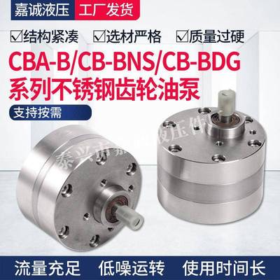 CBA-BCB-BNSCB-BDG系列减速机油泵不锈钢齿轮油泵化工泵润滑泵