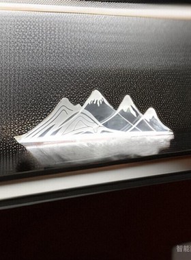 l摆d大型户外发光假山室内橱窗e脉渐变亚克力幻彩山峰件造型定制
