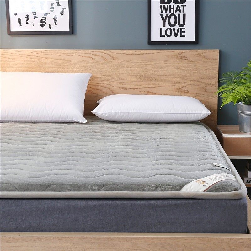 加厚保暖床垫子法莱绒褥子床褥单双人.5.米.床垫被