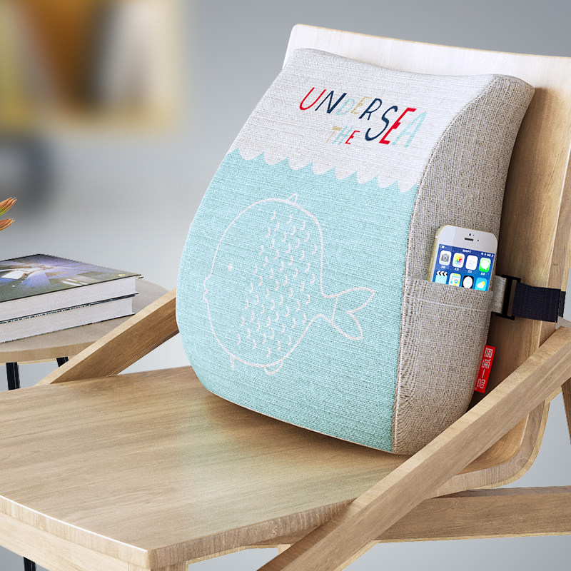 靠垫腰靠可爱靠背垫护腰椅子汽车座椅靠枕腰垫抱枕腰枕