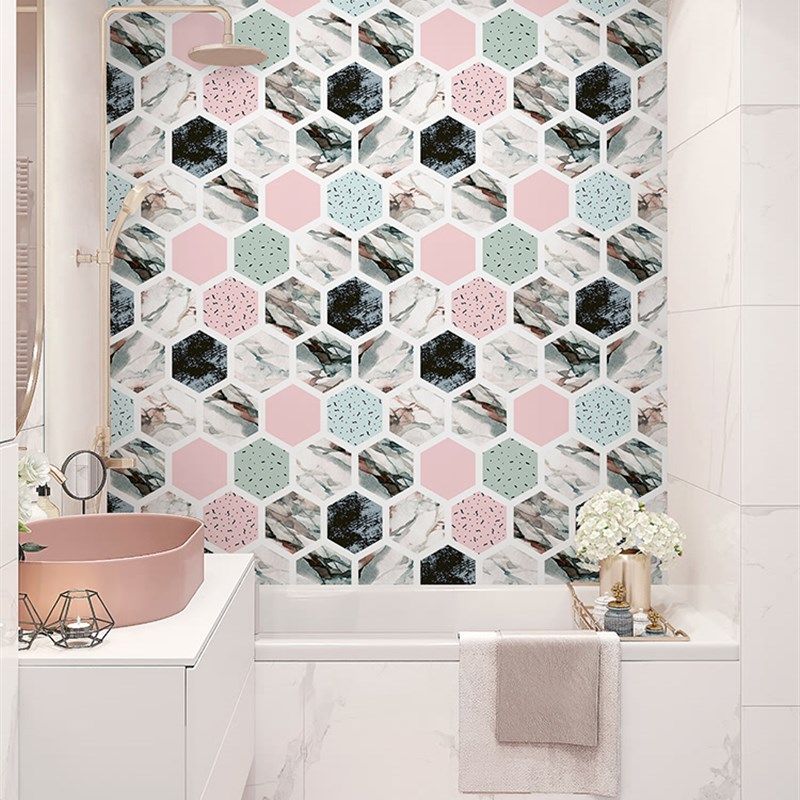 网红房间布置壁纸自粘墙贴厨房卫生间防水瓷砖贴纸装饰地贴地板贴,家居饰品,软装墙贴,淘宝优惠券,粉丝福利购,淘宝优惠卷