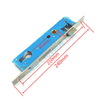 0塑钢门锁体55 加厚 板锁体