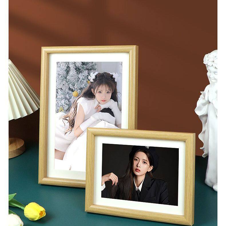 立体相框摆台木质洗照片框架定制闺蜜宝照片创意挂墙摆件