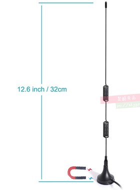 德生收音机增强信号接收FM组合调频电台天线功放外接放大信号75欧