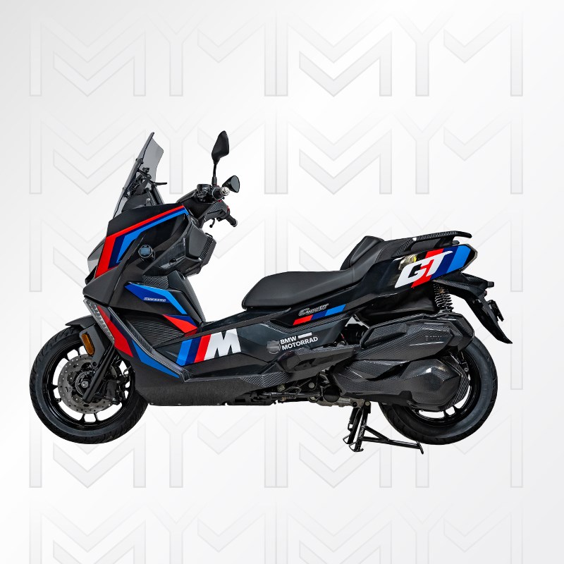 适用25款宝马C400GT版画保护膜PVC防水贴纸拉花改色贴花摩托车贴