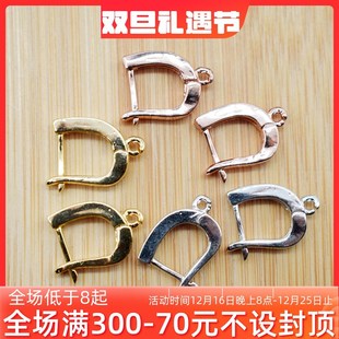 新潮925银女款耳环耳饰耳钉个性百搭简约时尚流苏珍珠耳坠DIY配件