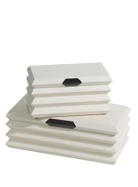 现代软装装饰收纳盒衣帽间梳妆台首饰盒衣橱样板房创意摆件储物盒