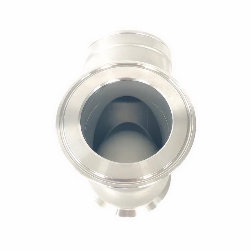3寸 DN80 Y型快装球形污水止回阀/Y型焊接滚球止回阀/卡箍止回阀