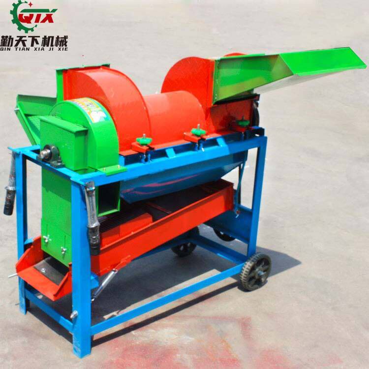 小型多用途粮食脱粒机大豆谷子打粒机小麦玉米筛选脱皮打豆可出口