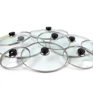 汤锅炖锅玻璃盖32CM锅盖盖子加厚钢化玻璃可视防溢