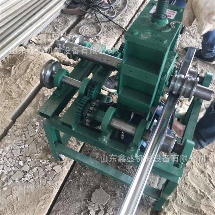 76弯管机蔬菜大棚骨架电动小型弯弧机镀锌钢圆管方管立式折弯机