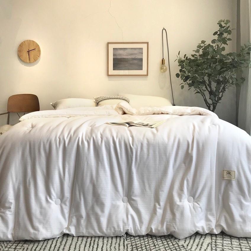 40支纯棉提花大豆被高端保暖实体夏被芯春秋冬被