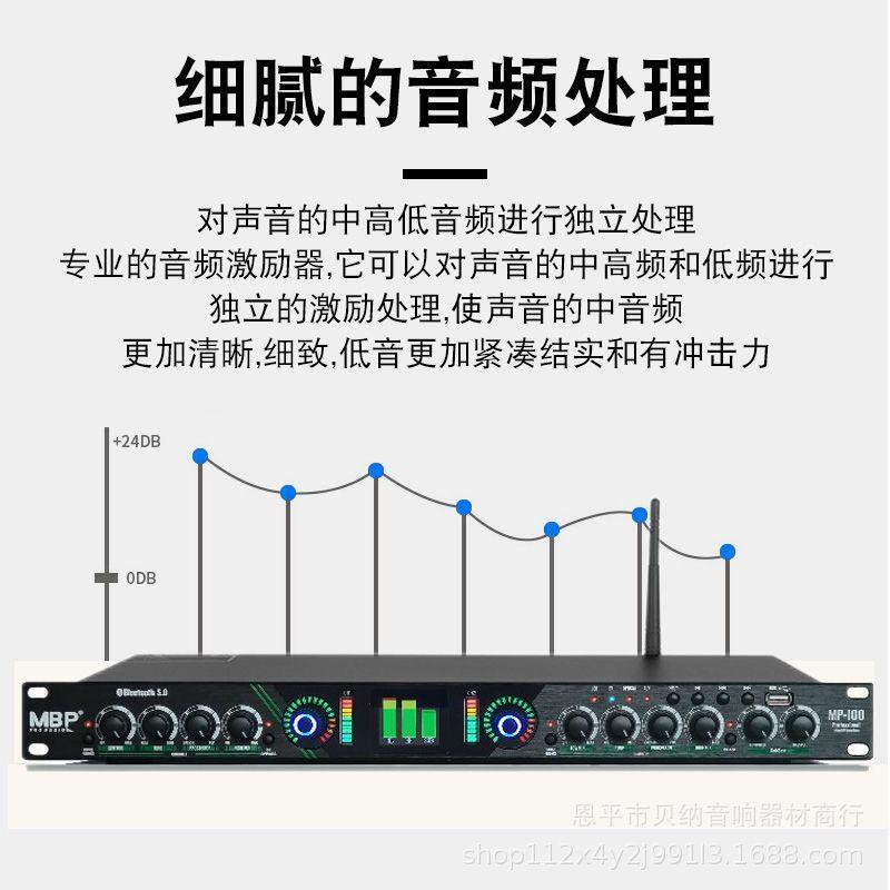 MP-100声音专业人声美化激励器前级效果器音频舞台话筒增益处理器