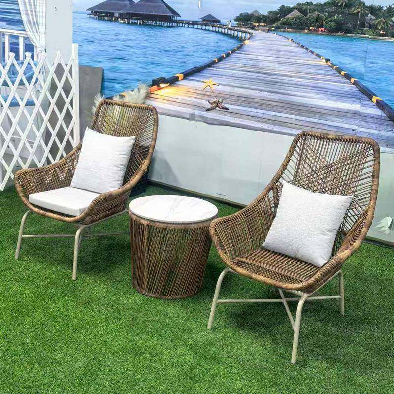 户外桌椅阳台藤椅网红茶几三件套单人休闲家具沙发室外庭院藤编椅,居家布艺,入户地垫,淘宝优惠券,粉丝福利购,淘宝优惠卷