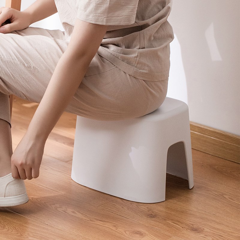 凳子家用加厚浴收纳防滑塑料矮凳客厅可叠放室小板凳现