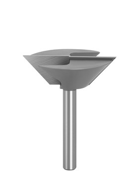 8柄清底子口刀灰色木工铣刀木工铣刀新品雕刻机刀头修边