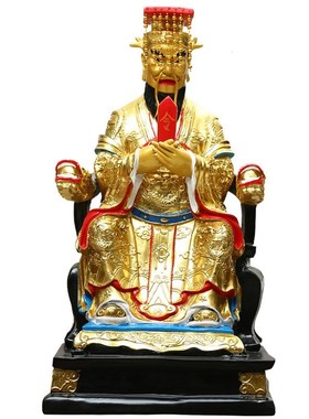 直销厂家直销树脂四海龙王鎏金彩绘东海龙王寺庙龙王爷88cm镇宅佛