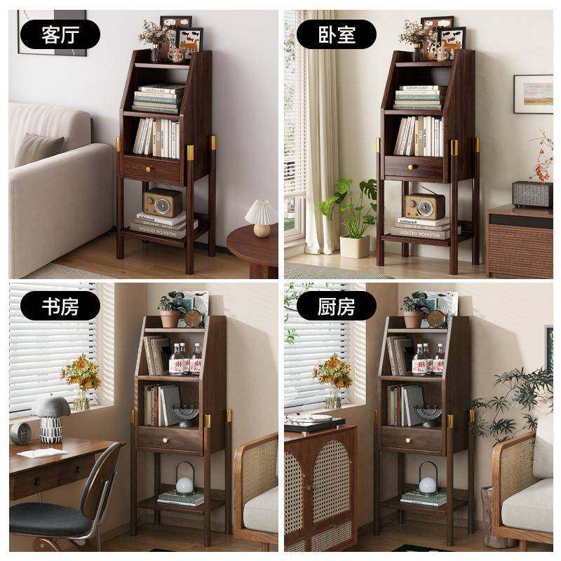 书架北欧落地实木置物架家用书柜客厅靠墙收纳储物储物柜多层柜子,家装灯饰光源,其它灯具灯饰,淘宝优惠券,粉丝福利购,淘宝优惠卷
