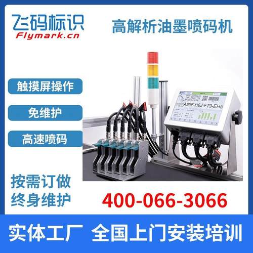 纸箱双侧商标生产日期油墨喷码设备产线自动瓦楞纸盒称重数据喷码