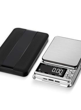 家用克秤电子秤1000g/0.01g珠宝秤克拉秤0.1gUSB插电充电口袋秤