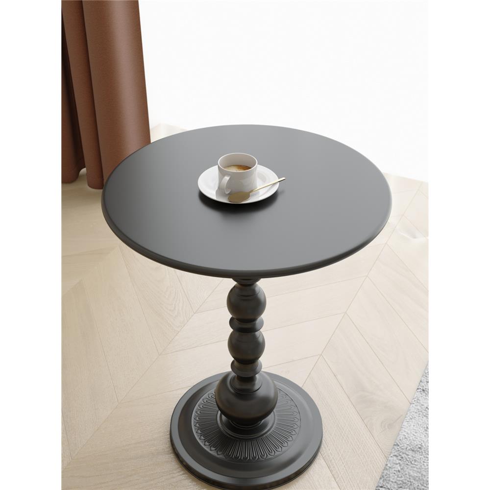 北欧铁艺复古极简客厅沙发边几茶几设计师边桌圆桌小户型网红角几