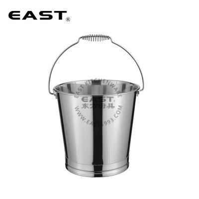 日式不锈钢斜身提桶金属桶