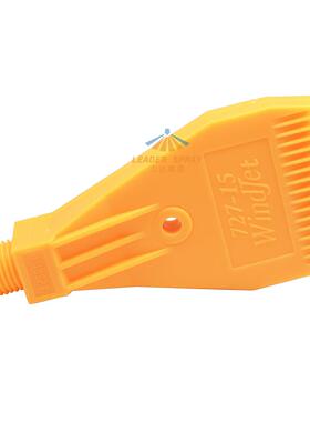 1/4外螺纹黄色727-15扁平F型压缩空气除尘除雾吹气吹风喷嘴头喷头