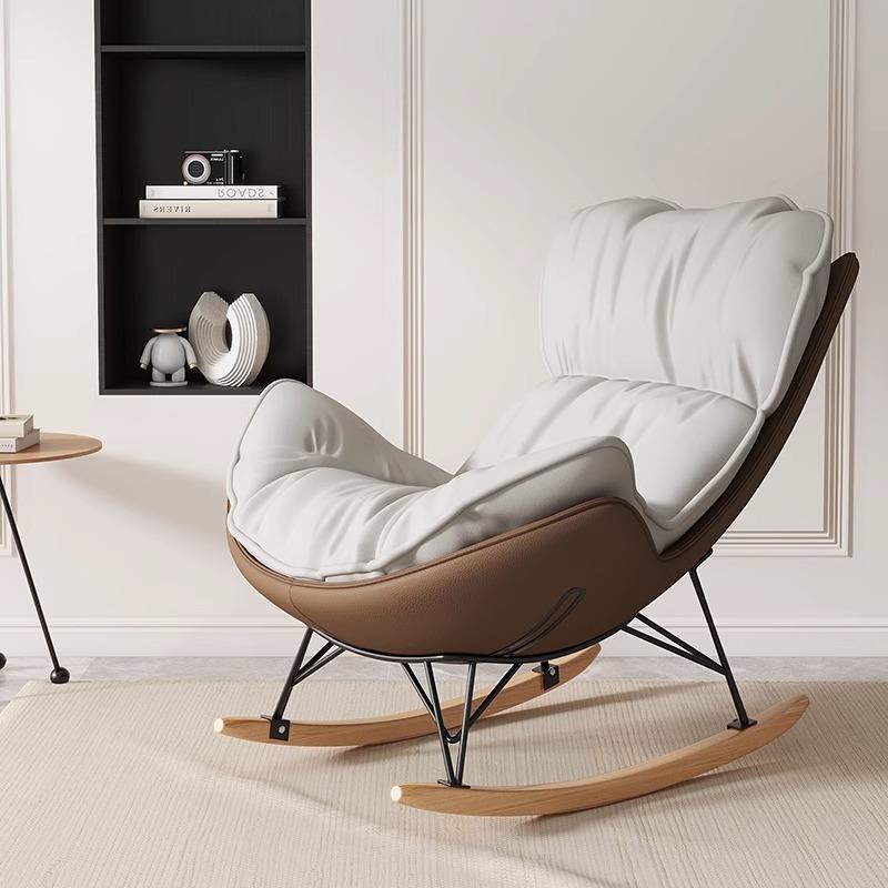 摇摇椅躺椅成人可睡觉阳台休闲椅客厅家用懒人沙发龙虾逍遥椅单人