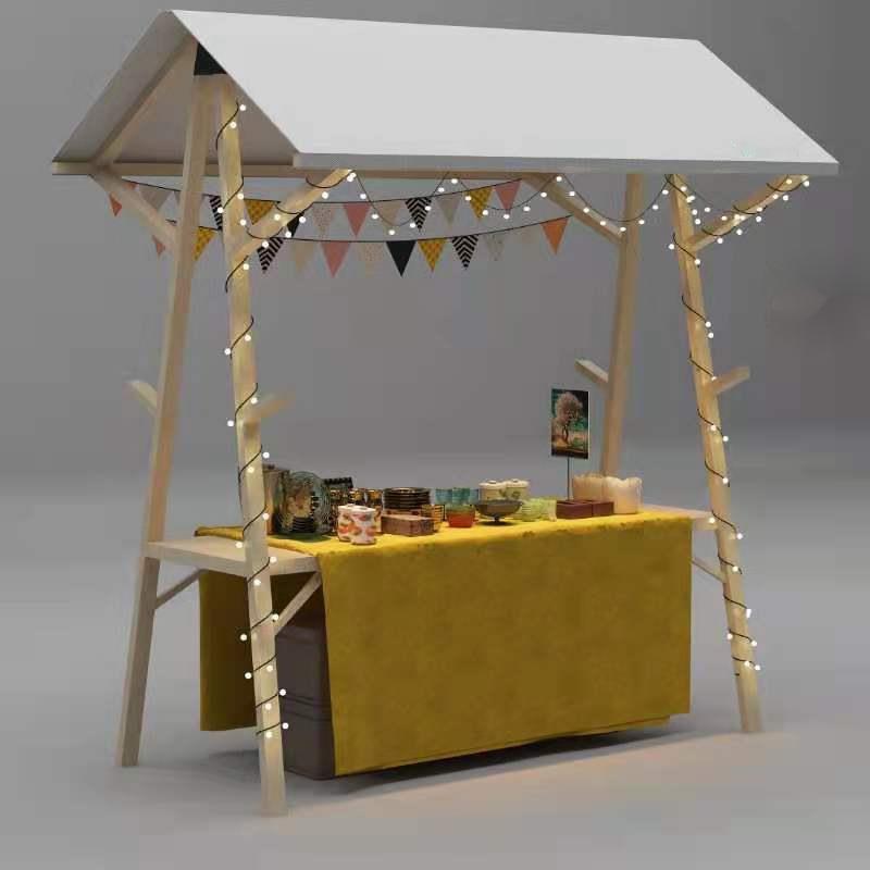 NuSun 贵宾/泰迪幼犬犬粮 2500g集市摊位木质展示架夜市摆摊活动