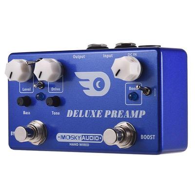 MOSKYAUDIO 手工效果器 乐器吉他效果器 DELUXE PREAMP 过载 推子