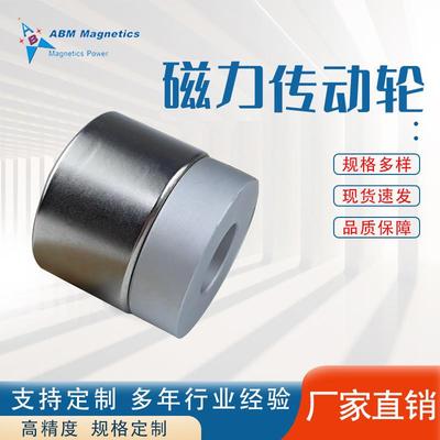 磁力传动轮非接触式传动轮平行磁性传动轮不锈钢齿轮磁力轮定制
