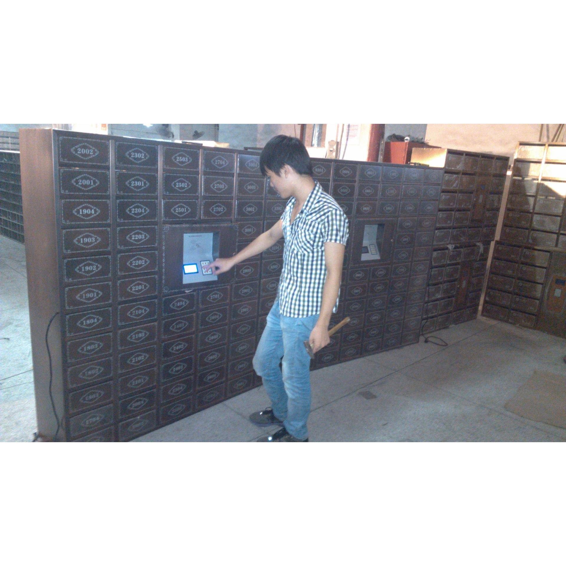 住宅小区办公楼智能信报箱刷门禁卡开箱一卡通管理