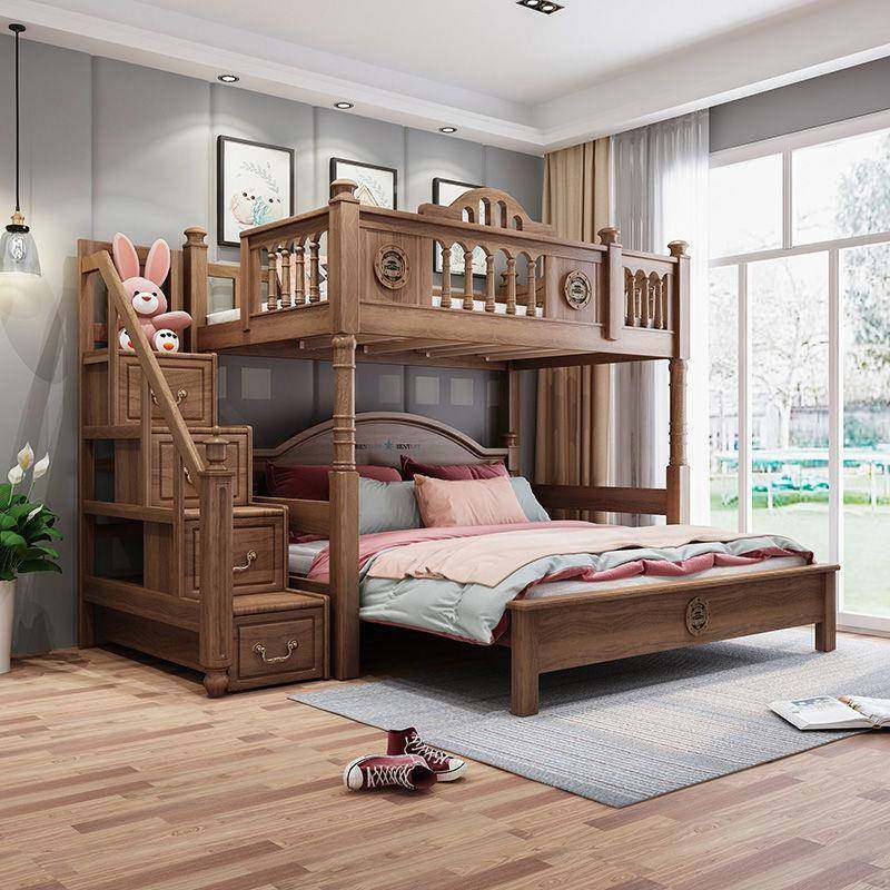 上床下桌交错式上下床高低床双层床儿童床全实木带书桌衣柜组合床,3C数码配件,USB灯,淘宝优惠券,粉丝福利购,淘宝优惠卷